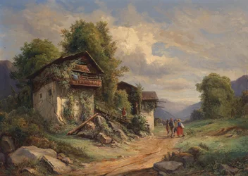 Joseph Höger Idilio rural 1852