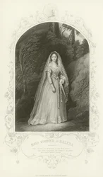 Miss Cooper como Helena, Sueño de una Noche de Verano, Acto II, escena iii