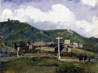 Día lluvioso, Laguna