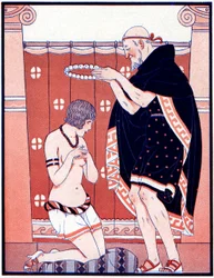 Tres premios femeninos - Premio a la virtud - ilustración de la Vie Parisienne, 1929