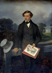 Retrato de Gustave de Maupassant, padre del escritor