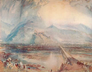 Bellinzona: desde el camino a Locarno, 1909