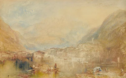 Brunnen desde el lago de Lucerna