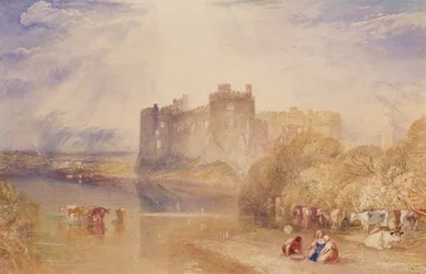 Castillo de Carew, Pembroke, c.1832 (acuarela sobre papel)