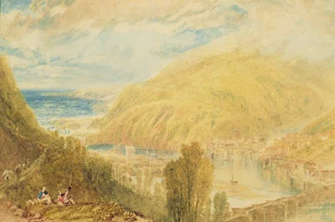 East and West Looe, Cornualles, c.1816 (acuarela sobre papel)