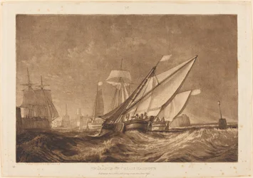Entrada del puerto de Calais