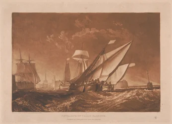 Entrada del puerto de Calais