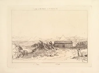 Quinta plaga de Egipto Liber Studiorum, parte III, lámina 16, 1808