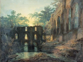 Fuentes de la Abadía (acuarela)