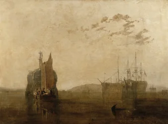 Cárceles flotantes en el Tamar, c.1812