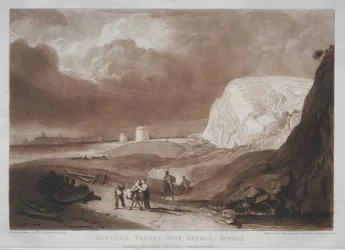 Liber Studiorum: Torres Martello, cerca de Bexhill, Sussex
