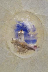 Faro de Lowestoffe, c.1827 (gouache sobre papel)