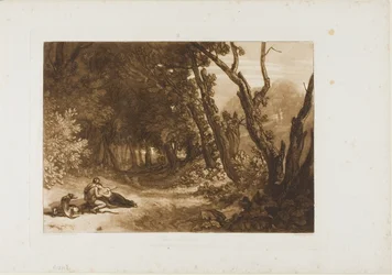 Procris y Céfalo, placa 41 de Liber Studiorum