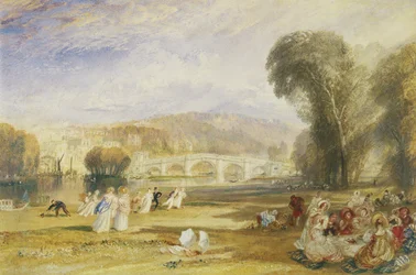Richmond Hill y Bridge, Surrey, c.1831