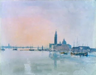 San Giorgio Maggiore desde la Dogana, 1819