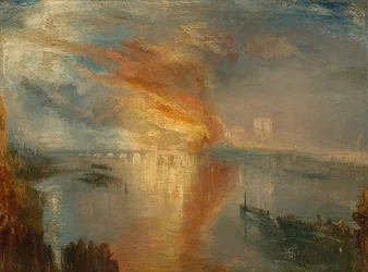 El incendio de las Casas de los Lores y los Comunes, 16 de octubre de 1834