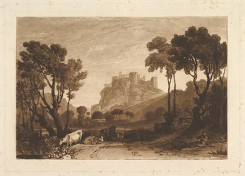 El castillo sobre los prados Liber Studiorum, parte II, placa 8, 1808