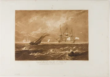 El Líder, pieza de mar, placa 20 de Liber Studiorum