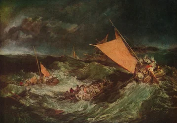 El naufragio, hacia 1805