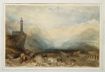El paso de Splugen, c.1842-43