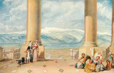 Turín: Desde la Iglesia de la Superga, 1909