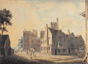 Vista del Palacio arzobispal, Lambeth