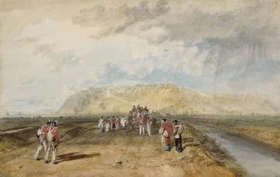 Winchelsea desde el camino de Rye