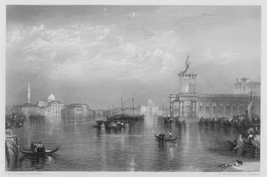 Venecia, La Dogana, del cuadro en la Galería Vernon