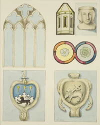Detalles del interior de la Iglesia del Templo