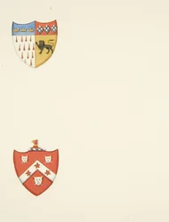 Escudos de armas monumentales en la Iglesia de St Mary-le-Port