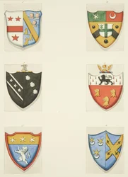 Escudos de armas monumentales en la Iglesia de St Michael