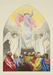 Ventana diseñada por Edward Bird, R.A., en la Iglesia del Templo