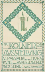 Póster para el Festival de Arte de Colonia de 1905, 1905