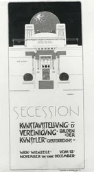 Póster publicitario de la Exposición de Secesión de Artistas Austríacos, 1898