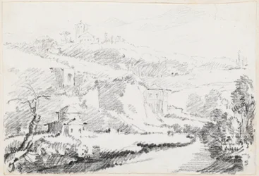 Paisaje en las Colinas Albanas