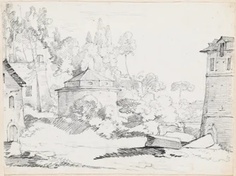 Paisaje con la Iglesia de San Teodoro