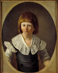 Retrato de Luis XVII (1785-1795) en la prisión del templo