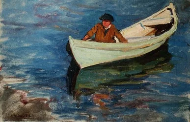 El pequeño bote de remos