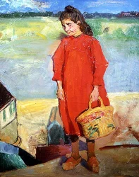 El vestido rojo