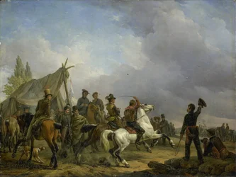 La carrera de caballos
