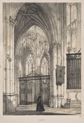 Arquitectura de la Edad Media: Iglesia de San Riquier, cerca de Abbeville