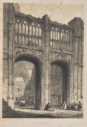 Arquitectura de la Edad Media: Catedral de Ruan, Entrada Norte
