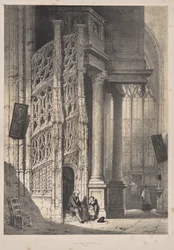 Arquitectura de la Edad Media: Escalera, San Maclou, Ruan
