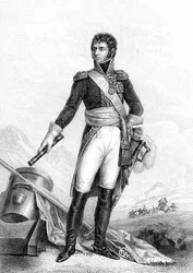 Mariscal Jean-Baptiste-Jules Bernadotte, Carlos XIV de Suecia (grabado)
