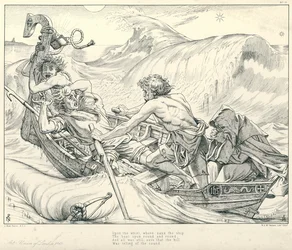 Ilustración para La Balada del Viejo Marinero de Coleridge