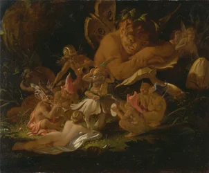 Puck y las hadas, de "Sueño de una noche de verano"