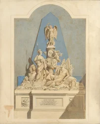 Diseño para el Memorial de los Tres Capitanes, ca. 1784