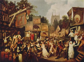 Feria de un pueblo, 1942