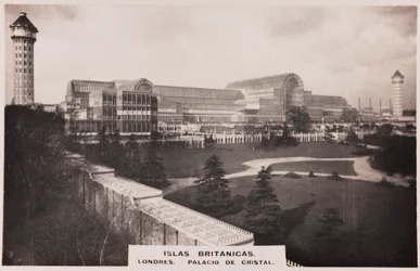 Vista del Palacio de Cristal en Londres