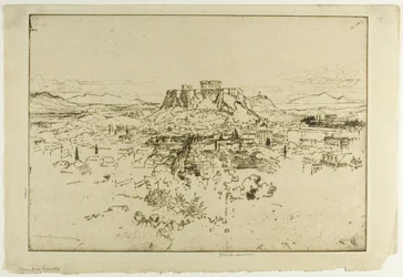 Atenas desde el Monte Lybacettus